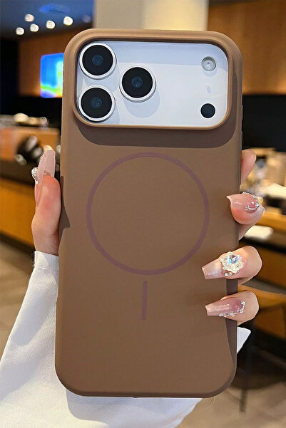 FABRON Iphone 17 Pro Uyumlu Magsafe Lansman Kir Tutmaz Silinebilir Içi Kadife...