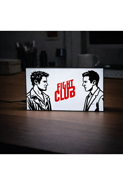shop Masa Lambası - Fight Club (Dövüş Kulübü) Adaptörlü Dekoratif & Hediyelik...
