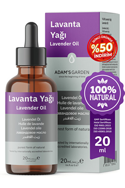 Adam's Garden Lavanta Yağı %100 Saf 20ml