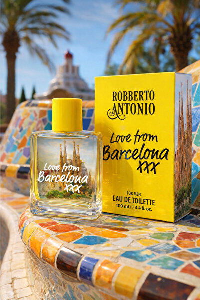 Robberto Antonio Love From Barcelona Erkek Parfüm EDT 100 ml Yasemin Badem Ka...