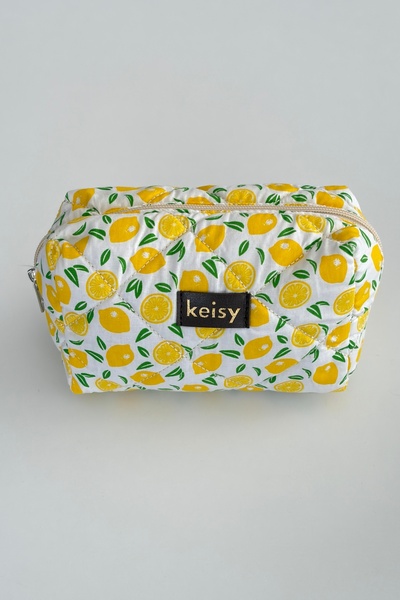 keisy Τσάντα μακιγιάζ με σχέδια και ανάγλυφη υφή