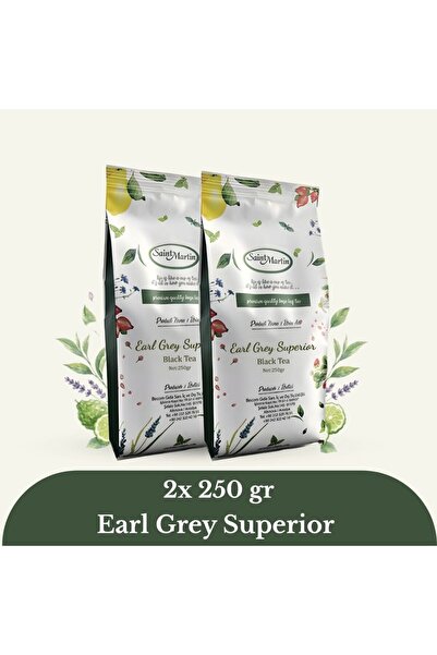 Saint Martin Earl Grey Superior – Bergamotlu Siyah Çay Avantajlı 2’li Paket (...
