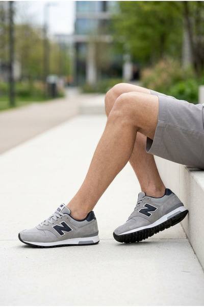 New Balance Ανδρικό γκρι αθλητικό παπούτσι Lifestyle Ml565gry