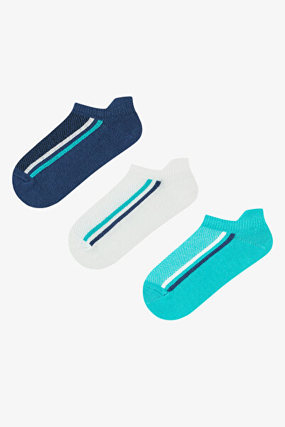 Penti Κάλτσες Boy's Lines 3 τεμαχίων πολύχρωμες μποτάκια