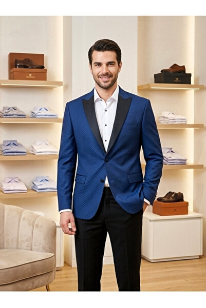 crispino Ανδρικό σμόκιν σε μπλε ναυτικό χρώμα - Σακάκι και παντελόνι γαμπρού ...