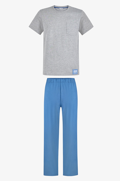 Penti Men's Colorful Stone Calm Pajama Set