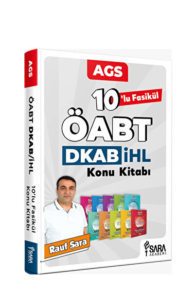 Rauf Şara Şara Akademi 2026 ÖABT MEB-AGS Din Kültürü ve Ahlak Bilgisi Konu An...