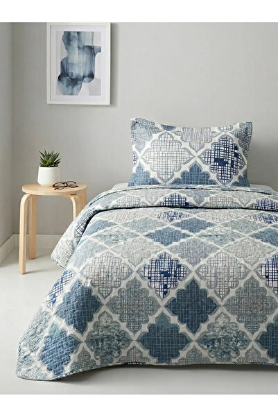 Zorlu Tekstil Trio Single Quilted Bedspread Set - 180X240 Cm/50X70 cm - Patte...