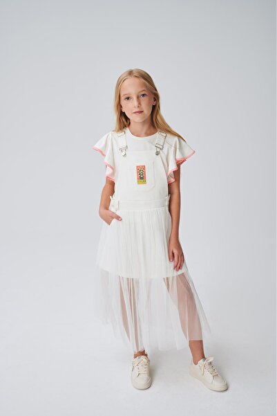 Lia Lea BG Store Λευκό φόρεμα για κορίτσια