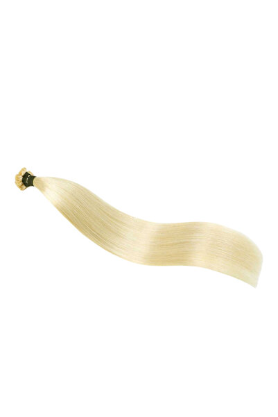 Nisa Hair 50CM 50 Adet #613 Platin Renk Gerçek İnsan Saçı Mikro Kaynak
