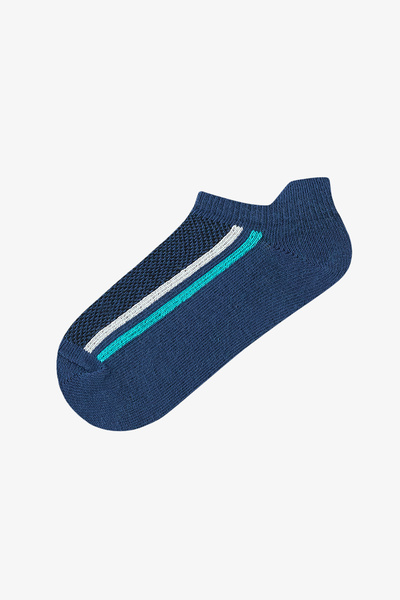 Penti Boy's Lines 3-Piece Multicolored Booties Socks
