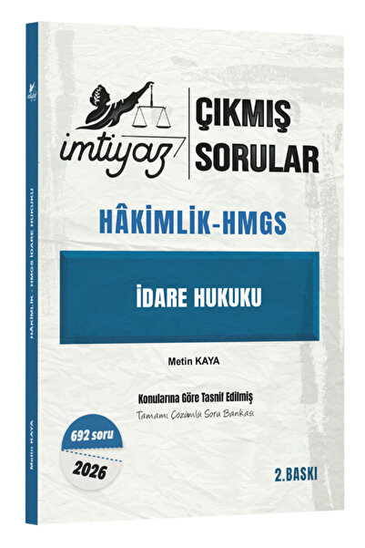 Temsil Kitap İmtiyaz Yayınları 2025 Hakimlik HMGS İdare Hukuku Çıkmış Sorular...