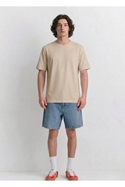 MONARCHMODA Ανδρικό T-shirt (PREMIUM ΜΠΕΖ ΚΟΝΤΟΜΑΝΙΚΟ T-SHIRT ΚΑΝΟΝΙΚΗΣ ΕΦΑΡΜ...