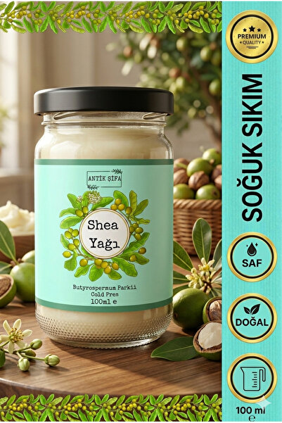 Antik Şifa Shea Yağı 100 ml - %100 Saf Soğuk Sıkım Shea (KARİTE) Butter