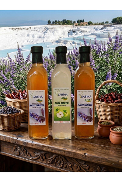 SabihaAna Organik Ev Yapımı 2 Hayıt 1 Elma Sirkesi
