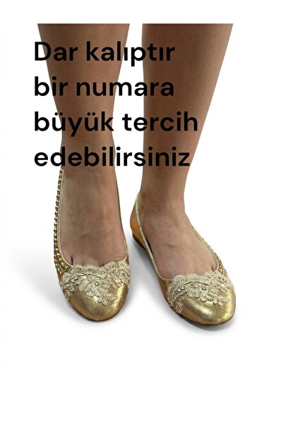 candaşlar gold taşlı tüllü abiye bindallı günlük özel gün babet ayakkabı
