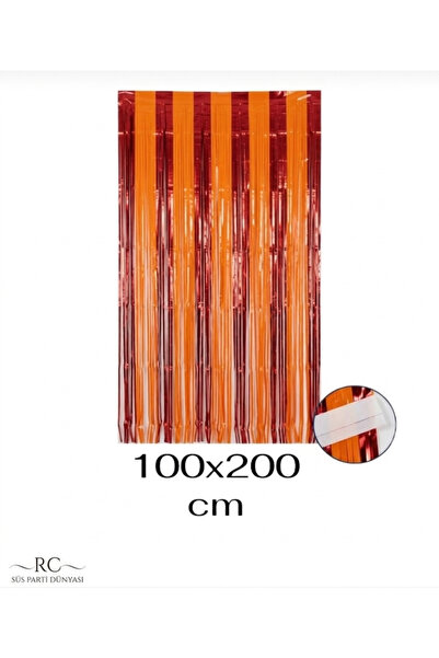 CAVAŞ sun hat Sarı Kırmızı Folyo Arka Fon Perde - GS Temalı Doğum Günü ve Şam...