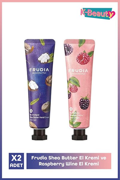 FRUDIA Shea Butter El Kremi Ve Raspberry Wine El Kremi