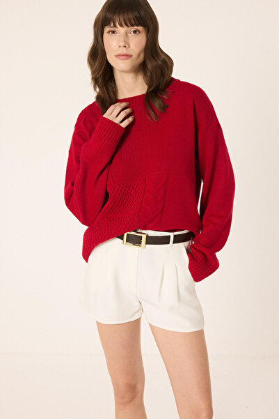Touché Privé Patterned Oversize Knitwear Sweater