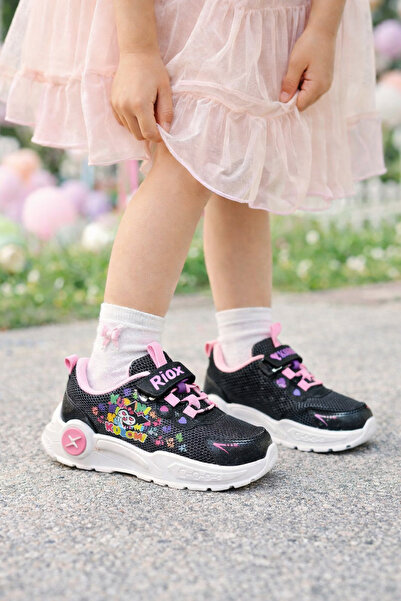 ALTUNTAŞ Κοριτσίστικα παπούτσια με Velcro, αντιολισθητική σόλα, καθημερινά αθ...