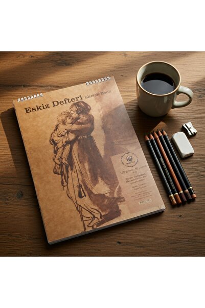Pagos Yayınları A3/50 Yp/120 Gr/ Spiralli Eskiz Defteri Sketch Book