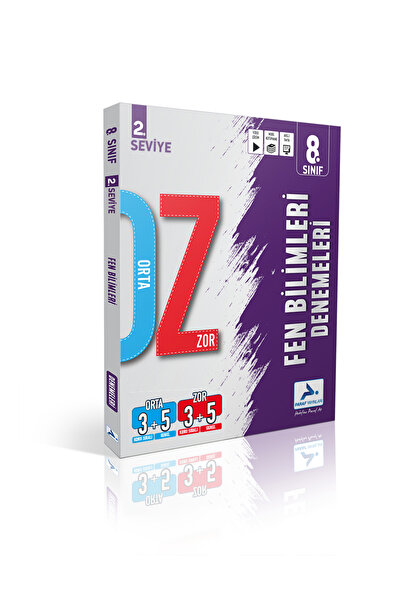 paraf yayınları PARAF 8. SINIF FEN BİLİMLERİ ORTA ZOR DENEME 2. KİTAP