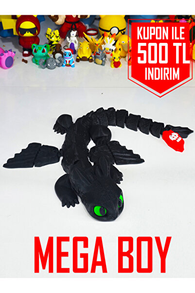 Suelo Butik MEGA BOY! Dişsiz Toothless Ejderhanı Nasıl Eğitirsin Eklemleri Ha...