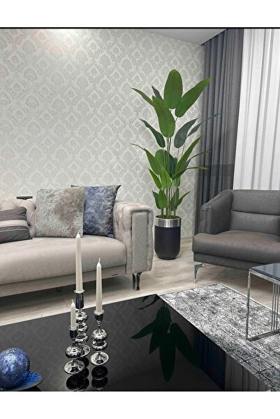 İremÇiçekçilik Siyah Gri Darbuka Saksıda Starlice 24 Yaprak 210 Cm Yapay Ağaç...