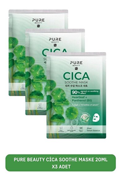 PURE BEAUTY Cica Soothe Maske 20Ml 3X