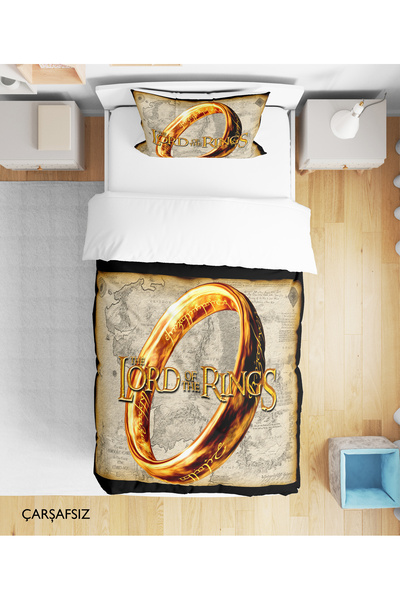 Erays Home Ο Άρχοντας των Δαχτυλιδιών Lotr 3D Digital Printed Σετ Παπλωματοθή...