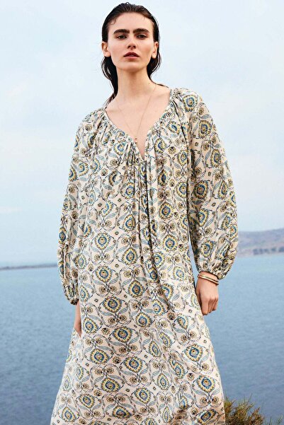 H&M فستان تونيك كبير الحجم