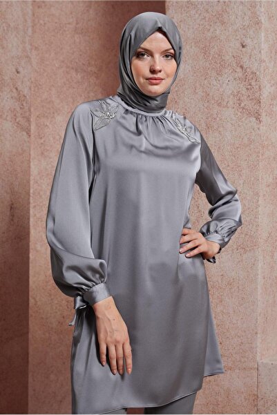 Alvina Σατέν τουνίκ - Πέτρα εμπριμέ, Μοντέλο 44586