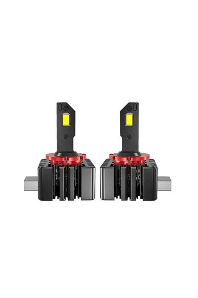 RG Parts Set de 2 becuri LED D3S D3R 15000lm 6000k alb rece cu ventilator și CANbus