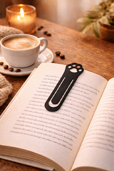 VENON 1 τεμάχιο ΜΑΥΡΟ Μεταλλικό σελιδοδείκτη 9,5 εκ. Μεταλλικός συνδετήρας γι...