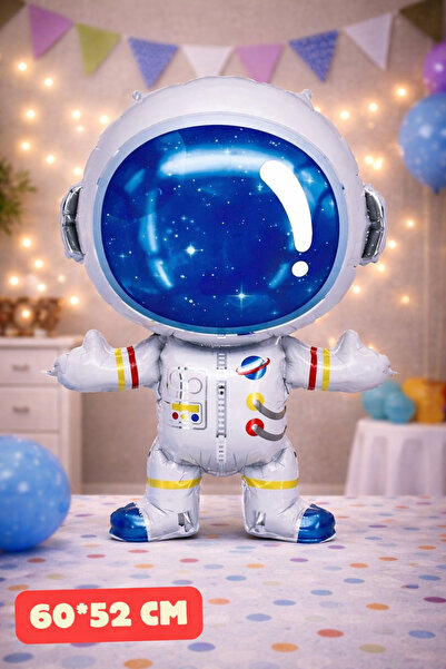 Baloncu Nene Astronaut Foil Balloon Birthday Foil Balloon Character Foil Ball...