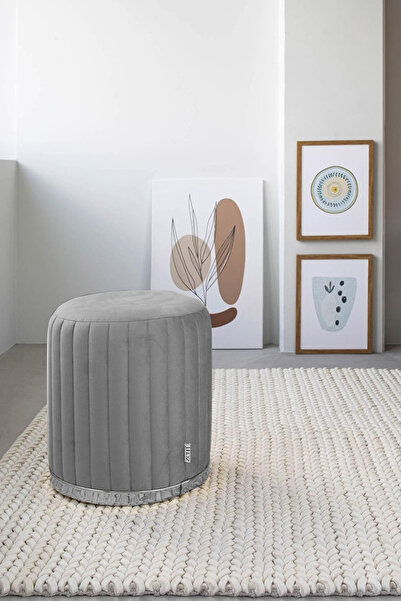 Zem Long Line Grey - Silver Puf