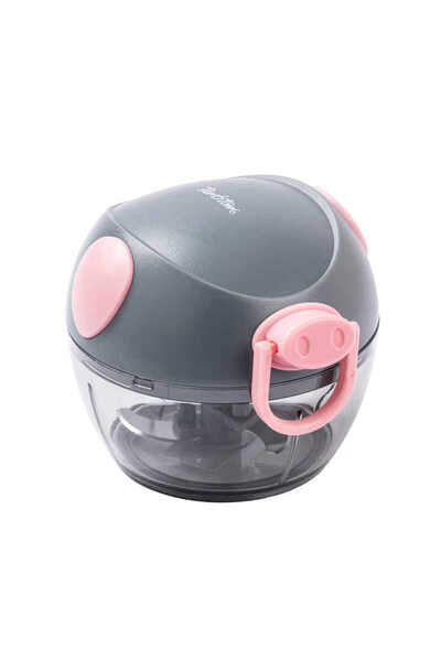 Tantitoni Pembe Gri Küçük Pratik Doğrayıcı 180ML