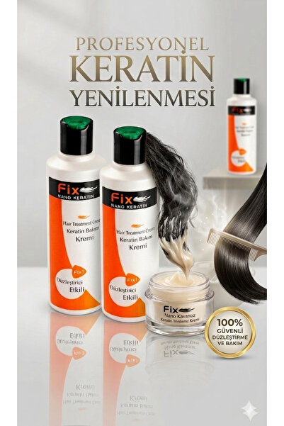 Fix Nano Keratin 250 ml - Yoğun Düzleştirici Onarıcı ve Parlatıcı