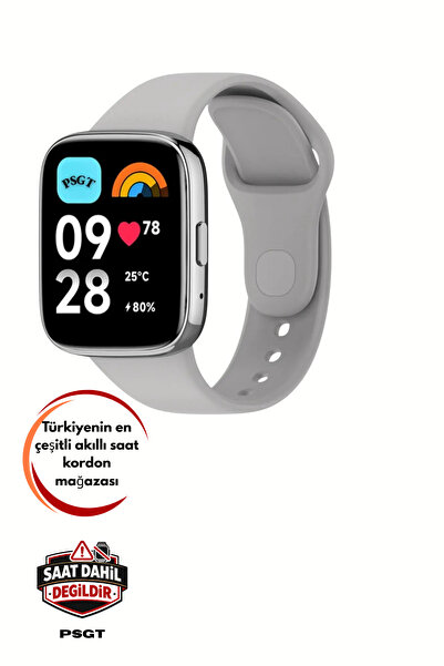 PSGT Xiaomi Redmi Watch3 Active/lite Uyumlu Kordon Spor Şık Tasarım Yumuşak J...
