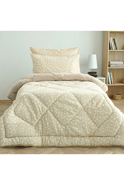 Arma Concept Single Patterned Pufidik Wellsoft Sleep Set & Quilt + 2 Pillowca...