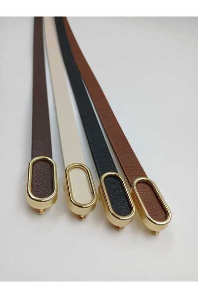arlıva moda Trend 1.5cm 4'lü set parmak tokalı kadın pantolon kemeri, elbise ...
