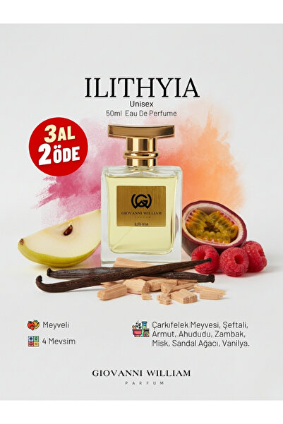 Giovanni William İlithyia Kadın Erkek Parfüm Edp | Güçlü Kalıcı Sexy | Passio...