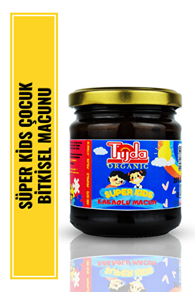 TİJDA Çocuk Vitamin Süper Kids Kakaolu Bitkisel Macun 200 Gr