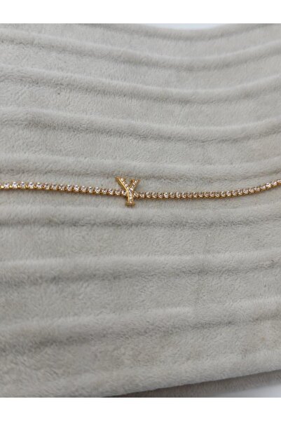 Sirena Accessories Gold Kaplama Su Yolu Harfli Bileklik