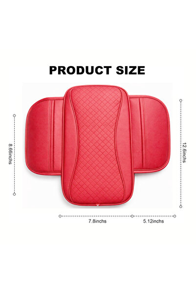AutoFamily Arm-rest For Car Seat – Breathable Leather Seat Protector, Fashion Hand Rest For Car, Arm-rest Cover