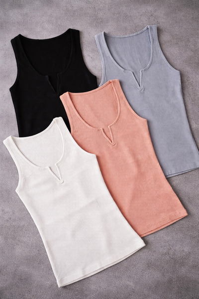 Demirsa Boutique Μοντέλο, ύφασμα καμιζόλα με φαρδιά τιράντες με λαιμόκοψη σε ...