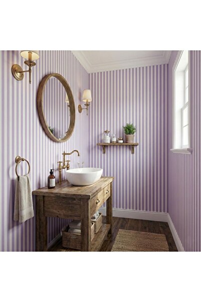 DECOMALL (PP-171) Αυτοκόλλητο τοίχου με καμπυλωτές ρίγες – Αυτοκόλλητη επένδυ...