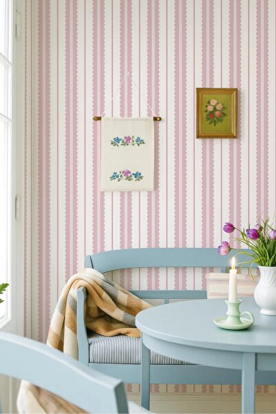 DECOMALL (PP-160) Αυτοκόλλητο τοίχου με καμπυλωτές ρίγες – Αυτοκόλλητη επένδυ...