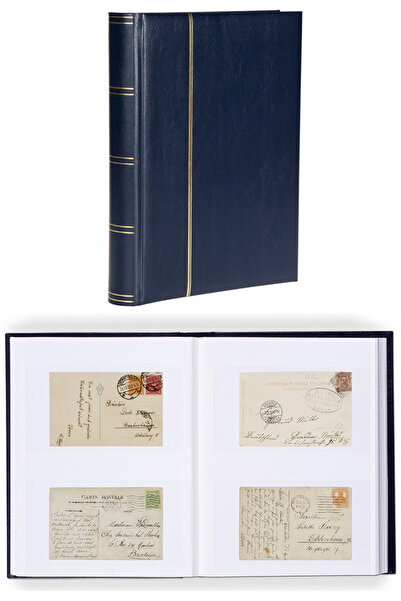 PULKO HistorY 1970 Zarf Koleksiyonu Albümü, 64 sayfa, 128 Adet Bölme (Beyaz Z...