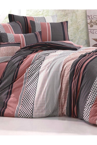 NazeninHome Σετ Παπλωματοθήκης Ranforce 100% Βαμβακερό Διπλό |   Χωρίς σεντόνια